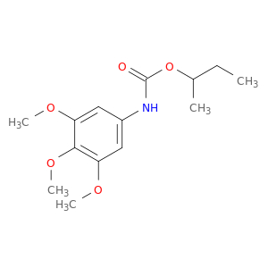 Carbamic acid, (3,4,5-trimethoxyphenyl)-, 1-methylpropyl ester