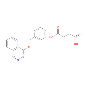 1-(PYRIDIN-2-YLMETHOXY)PHTHALAZINE SUCCINATE