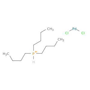 dichloropalladium; tributylphosphanium