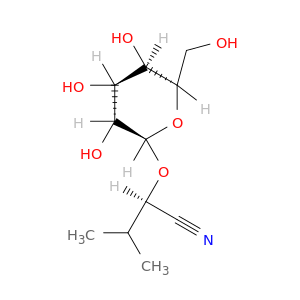 (2R)-3-methyl-2-[(2R,3R,4S,5R,6R)-3,4,5-trihydroxy-6-(hydroxymethyl)oxan-2-yl]oxy-butanenitrile