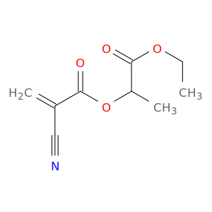 2-Propenoic acid, 2-cyano-, 2-ethoxy-1-methyl-2-oxoethyl ester