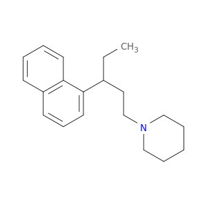 Piperidine,1-[3-(1-naphthalenyl)pentyl]-