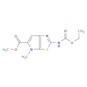 METHYL 2-((ETHOXYCARBONYL)AMINO)-4-METHYL-4H-PYRROLO[3,2-D][1,3]THIAZOLE-5-CARBOXYLATE