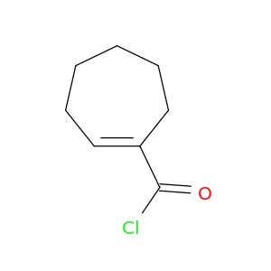 1-Cycloheptene-1-carbonylchloride