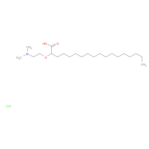 Octadecanoic acid, 2-[2-(dimethylamino)ethoxy]-, hydrochloride