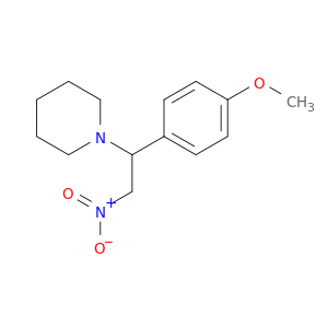 Piperidine, 1-[1-(4-methoxyphenyl)-2-nitroethyl]-