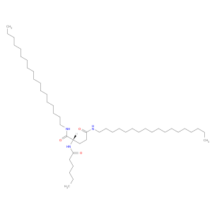 Pentanediamide, N,N'-dioctadecyl-2-[(1-oxohexyl)amino]-, (S)-