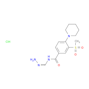 3-METHYLSULFONYL-4-PIPERIDIN-1-YLBENZOYL GUANIDINE