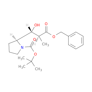 (S)-2-((1R,2S)-3-(苄氧基)-1-羟基-2-甲基-3-氧代丙基)吡咯烷-1-甲酸叔丁酯