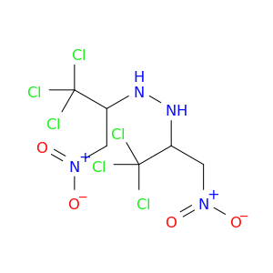 Hydrazine, 1,2-bis[2,2,2-trichloro-1-(nitromethyl)ethyl]-