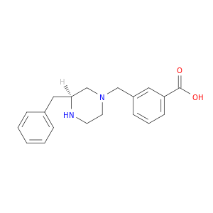 (S)-3-((3-Benzylpiperazin-1-yl)methyl)benzoic acid
