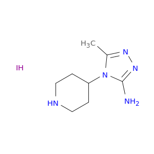 5-Methyl-4-(piperidin-4-yl)-4H-1,2,4-triazol-3-amine Hydroiodide