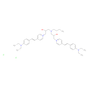 吡啶,1,1'-[(丁基咪唑酯)双(2-羟基-3,1-丙二基)]双[4-[2-[2-[4-(二乙基氨基)苯基]乙烯基]-,二氯化物