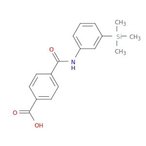 Benzoic acid, 4-[[[3-(trimethylsilyl)phenyl]amino]carbonyl]-