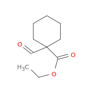 Cyclohexanecarboxylicacid, 1-formyl-, ethyl ester