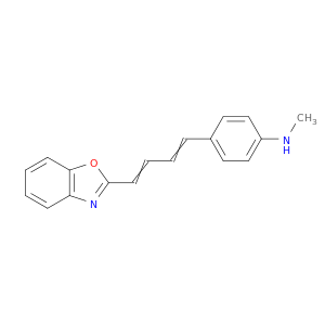 Benzenamine, 4-[4-(2-benzoxazolyl)-1,3-butadienyl]-N-methyl-