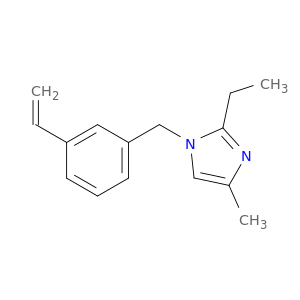 1H-Imidazole, 1-[(3-ethenylphenyl)methyl]-2-ethylmethyl-