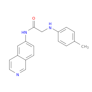 Acetamide, N-6-isoquinolinyl-2-[(4-methylphenyl)amino]-