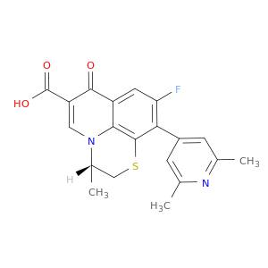 7H-Pyrido[1,2,3-de]-1,4-benzothiazine-6-carboxylicacid, 10-(2,6-dimethyl-4-pyridinyl)-9-fluoro-2,3-dihydro-3-methyl-7-oxo-, (3S)-