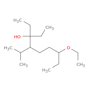 3-Nonanol, 7-ethoxy-3-ethyl-4-(1-methylethyl)-