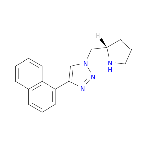 1H-1,2,3-Triazole, 4-(1-naphthalenyl)-1-[(2S)-2-pyrrolidinylmethyl]-