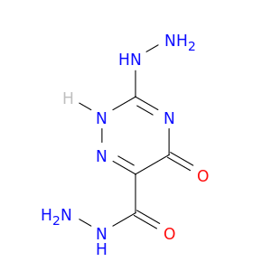 1,2,4-Triazine-6-carboxylicacid, 3-hydrazinyl-2,5-dihydro-5-oxo-, hydrazide