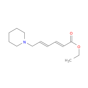 2,4-Hexadienoic acid, 6-(1-piperidinyl)-, ethyl ester, (E,E)-