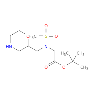 tert-Butyl 2-[N-(Morpholin-2-ylmethyl)methanesulfonamido]acetate