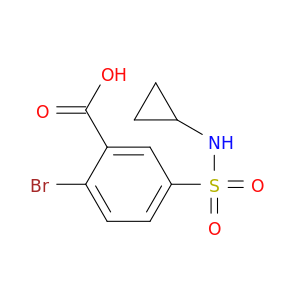 2-溴-5-(环丙基氨磺酰基)苯甲酸