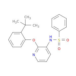 Benzenesulfonamide, N-[2-[2-(1,1-dimethylethyl)phenoxy]-3-pyridinyl]-