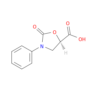 5-Oxazolidinecarboxylic acid, 2-oxo-3-phenyl-, (5R)-
