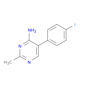 5-(4-Fluorophenyl)-2-methylpyrimidin-4-amine