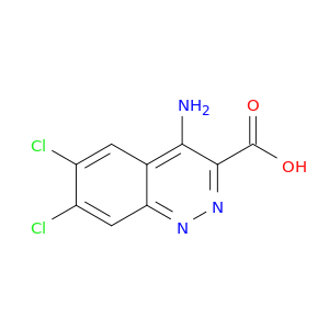 3-Cinnolinecarboxylicacid, 4-amino-6,7-dichloro-