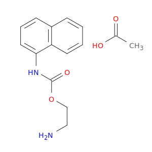 2-aminoethyl naphthalen-1-ylcarbamate acetate(1:1)