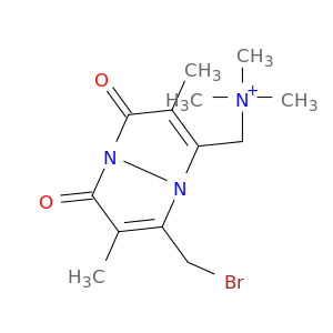 1H,7H-Pyrazolo[1,2-a]pyrazole-3-methanaminium,5-(bromomethyl)-N,N,N,2,6-pentamethyl-1,7-dioxo-