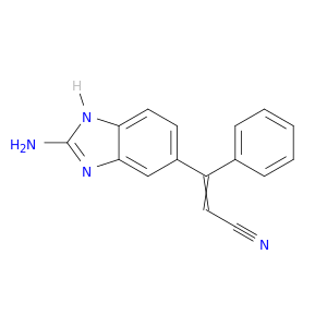 2-Propenenitrile, 3-(2-amino-1H-benzimidazol-5-yl)-3-phenyl-