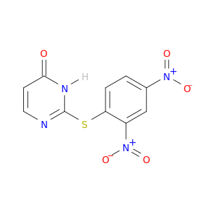 4(3H)-Pyrimidinone, 2-[(2,4-dinitrophenyl)thio]-