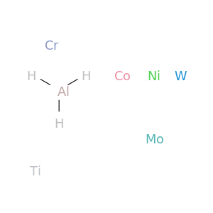 aluminum; chromium; cobalt; molybdenum; nickel; titanium; tungsten