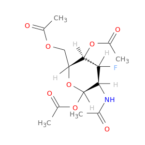a-D-Glucopyranose,2-(acetylamino)-2,3-dideoxy-3-fluoro-, 1,4,6-triacetate