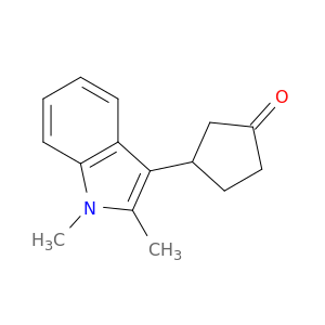 3-(1,2-dimethyl-1h-indol-3-yl)cyclopentanone