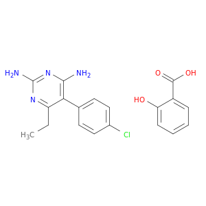 2-hydroxybenzoic acid- 5-(4-chlorophenyl)-6-ethylpyrimidine-2,4-diamine(1:1)
