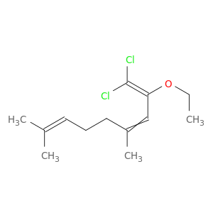 1,3,7-Nonatriene, 1,1-dichloro-2-ethoxy-4,8-dimethyl-