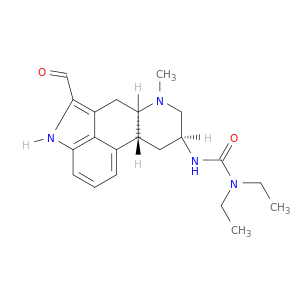 Urea, N,N-diethyl-N'-[(8a)-2-formyl-6-methylergolin-8-yl]-