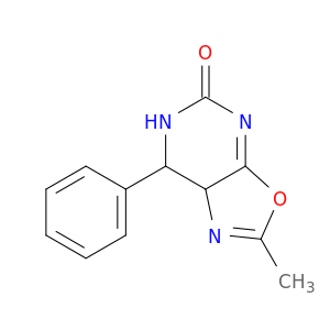Oxazolo[5,4-d]pyrimidin-5(6H)-one, 7,7a-dihydro-2-methyl-7-phenyl-