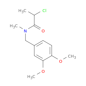 2-Chloro-N-[(3,4-dimethoxyphenyl)methyl]-N-methylpropanamide