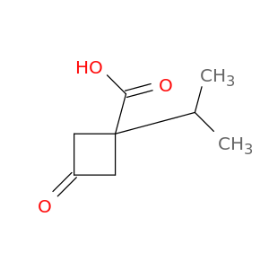 Cyclobutanecarboxylicacid, 1-(1-methylethyl)-3-oxo-