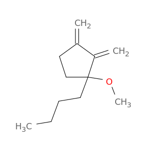 Cyclopentane, 1-butyl-1-methoxy-2,3-bis(methylene)-