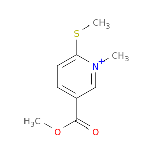 Pyridinium, 5-(methoxycarbonyl)-1-methyl-2-(methylthio)-