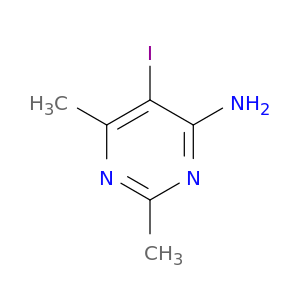 5-Iodo-2,6-二甲基-4-嘧啶胺