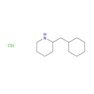 Piperidine, 2-(cyclohexylmethyl)-, hydrochloride